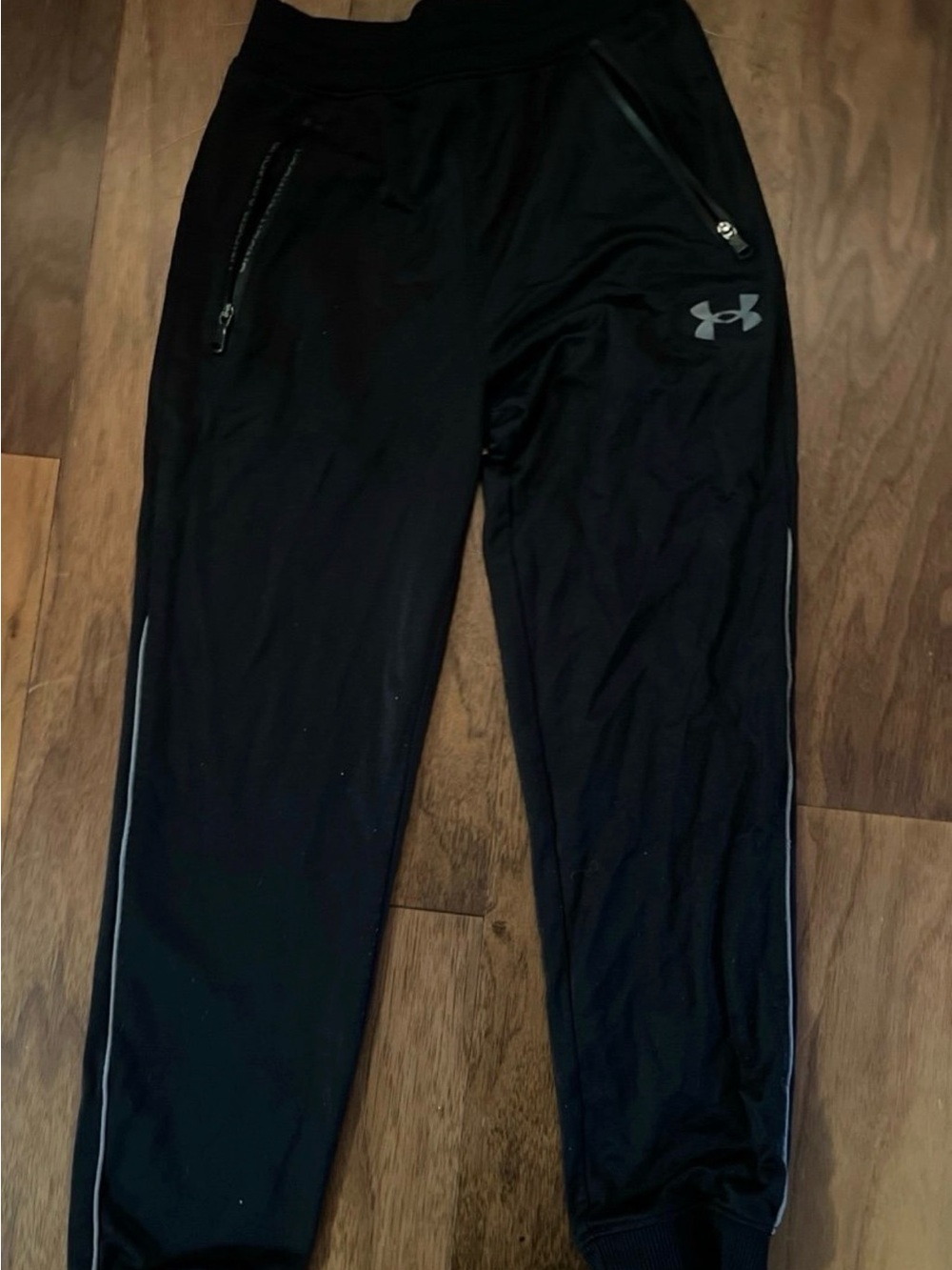 Under Armour Black Men’s Jogger Sweatpants with Reflective Trim